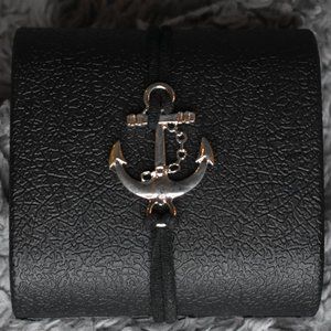 🔥 3/$15 NWT Adjustable Unisex Nautical Anchor Bracelet